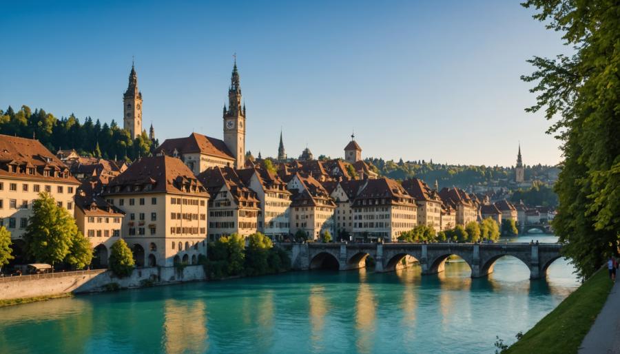 Blick über Bern - Stadtansicht